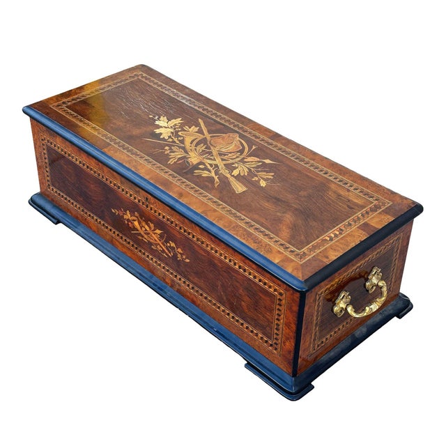Restored 19th Century French "Douze Airs Orchestre" 3' Foot Music Box by l'Epee For Sale In Los Angeles - Image 6 of 15