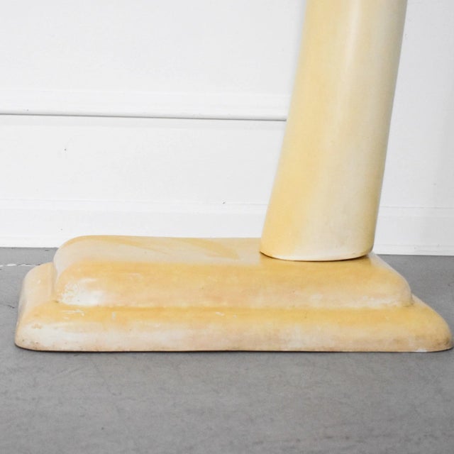 Monumental Faux Elephant Tusks Circa 1970's - a Pair For Sale In Tampa - Image 6 of 7