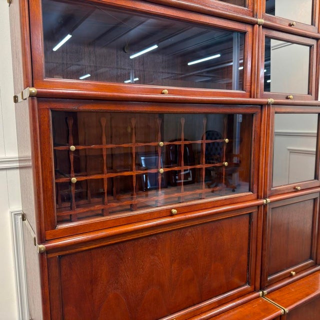 About this Original Globe Wernicke Large Wine Rack for Bookshelf Classic and Elegant | Antique Accessories in English,...