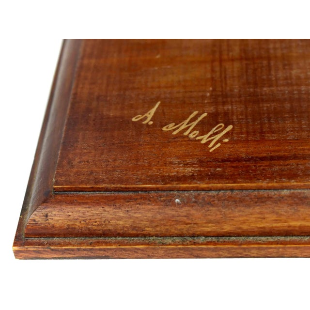 Neapolitan Presepio Magus King Melchior Nativity Figure by Maestro Alfredo Molli Italy - Signed For Sale - Image 17 of 17