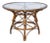Bamboo and Glass Dining Table For Sale