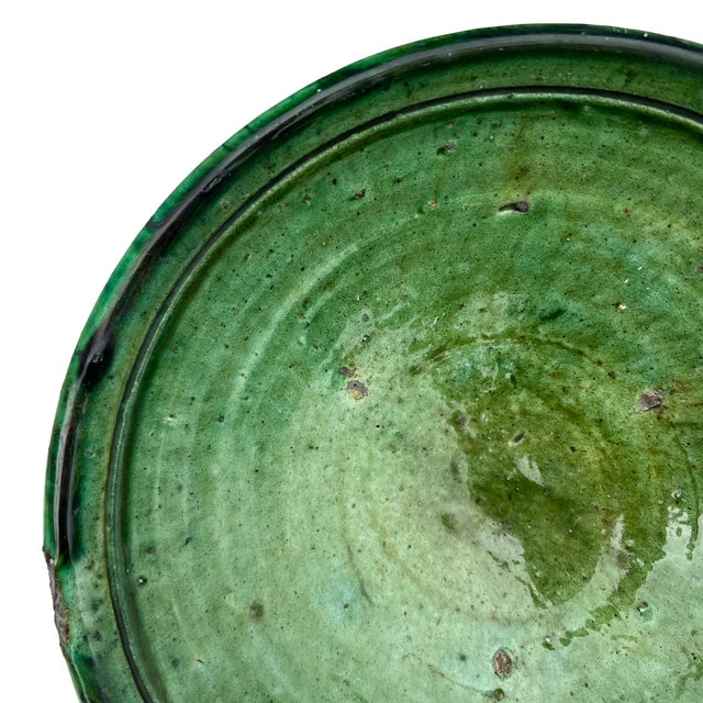 Tribal 1970s Moroccan Tamegroute Bowl For Sale - Image 3 of 6