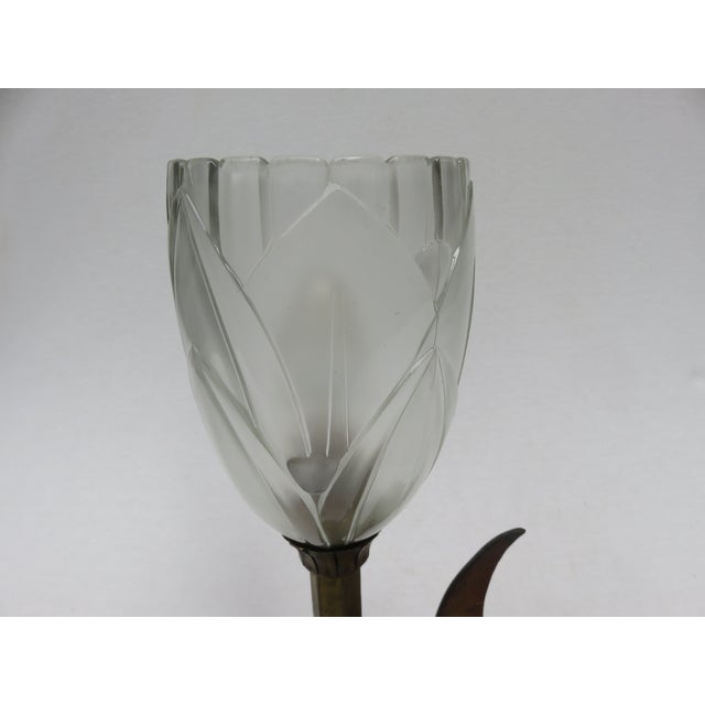 Art Nouveau Seagull Table Lamp For Sale - Image 6 of 17