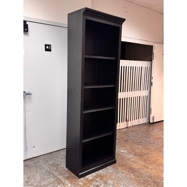 Contemporary Ballard Designs Tuscan Flush Center Bookcase For Sale - Image 3 of 12