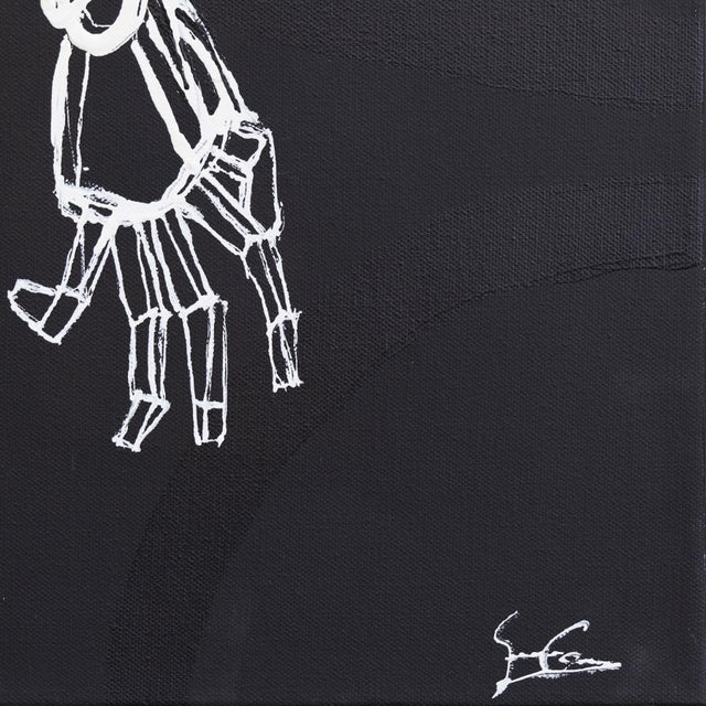 Schematic_11 - Original Contemporary Abstract Acrylic Painting on Canvas by Soren Grau For Sale In Los Angeles - Image 6 of 9