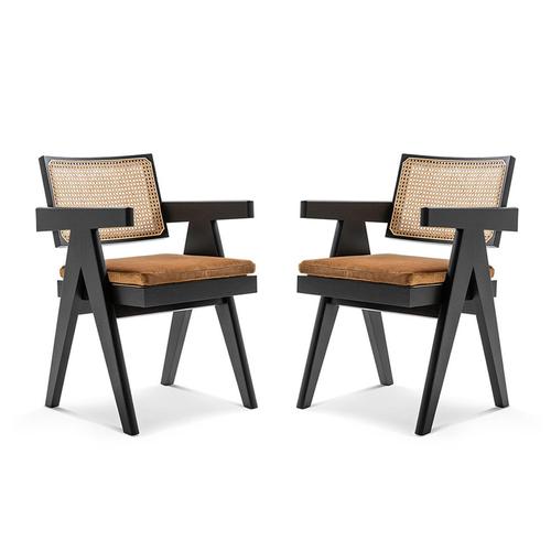 Chair designed by pierre jeanneret circa 1950, relaunched in 2019. Manufactured by cassina in italy. This chair is one of...