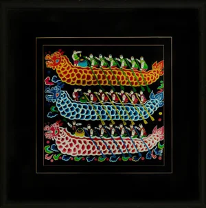 Chinoiserie Dragon Boat Flotilla