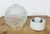 White Vintage White Porcelain and Glass Ceiling Light, 1970s For Sale - Image 8 of 14
