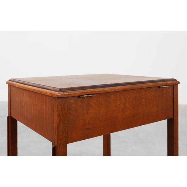Amsterdamse School Style Side Table, 1890s For Sale - Image 9 of 16
