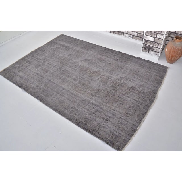 Handmade wool carpet in Turkish Anatolia , Vintage Oushak Rug,Turkish Vintage Anatolian Rug, Handmade wool Rug . One Of...