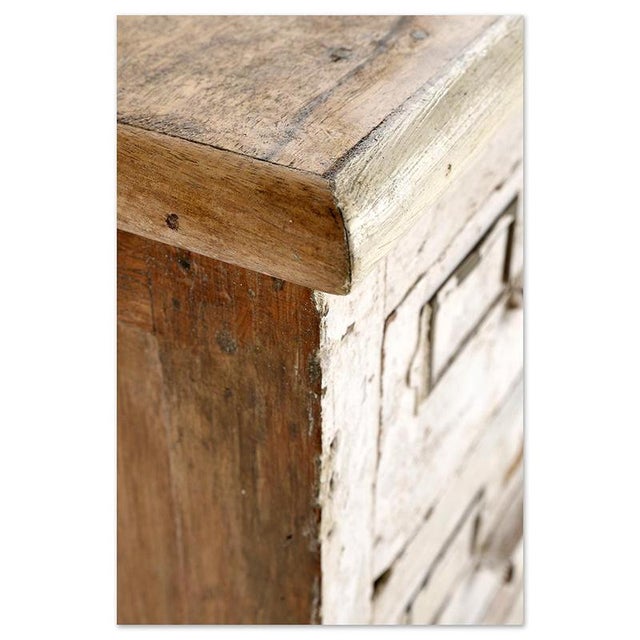 Workshop Furniture in Wood with 12 drawers For Sale - Image 3 of 7