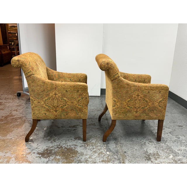 Rose Tarlow Georgian Library Armchairs, Pair For Sale In San Francisco - Image 6 of 12