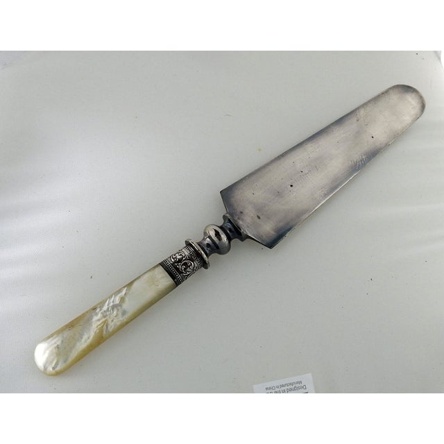 Antique Sterling & MotherofPearl Cake Server Chairish