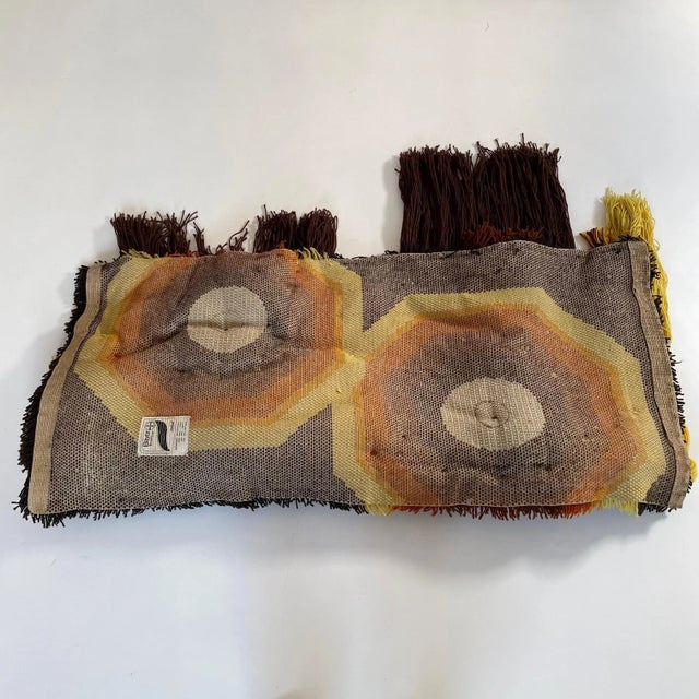 Extra Large Modernist Macrame Wall Rug by Desso Studio, 1970s For Sale - Image 17 of 18