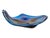 Contemporary Large Stingray Glass Centerpiece Bowl 21" Oversize Blue Nautical Coastal Decor For Sale - Image 3 of 18