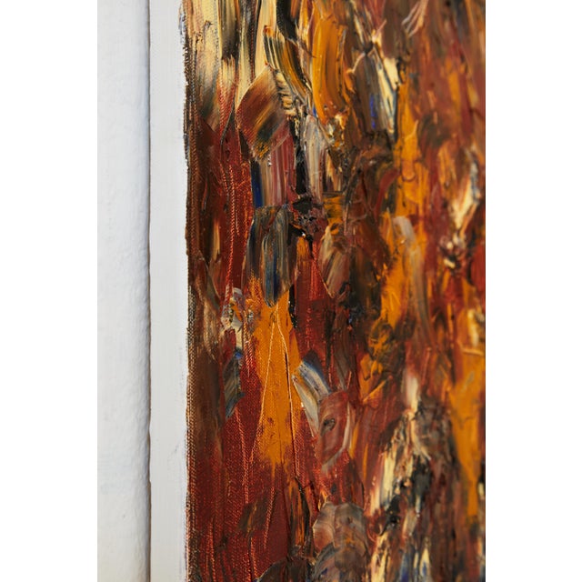 "Keeping My Eye on the Breeze" Original Large Abstract Oil Painting by Simon Findlay For Sale - Image 4 of 11