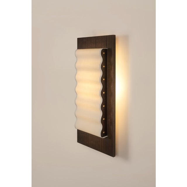 Frame Wood L Wall Light by Violaine d'Harcourt For Sale - Image 4 of 5