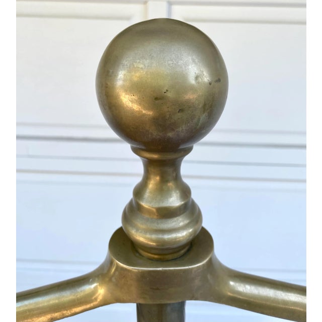Metal Early 20th Century Art Deco Solid Brass Gentleman's Valet For Sale - Image 7 of 13