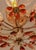 Amber 1970s Large Amber Crystal Flower Chandelier, Maison Baguès Style, 8-Light For Sale - Image 8 of 8