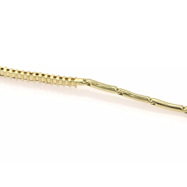 Metal Jose Hess 3.5ct Diamonds 14k Yellow Gold Fancy Design Necklace For Sale - Image 7 of 7