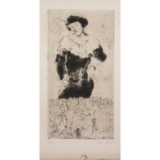 Marc Chagall, Bella, Edition of 100, 1924, Etching For Sale