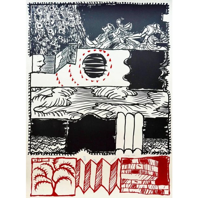 Pierre Alechinsky, Paysage déplié, 1995, Lithograph For Sale - Image 8 of 8