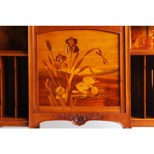 Art Nouveau Display Music Cabinet by Emile Gallé, France, 1905 For Sale - Image 6 of 18