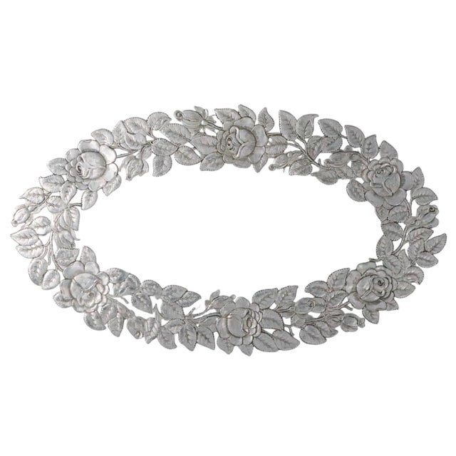 Wendell August Forge Large Art Deco Mid Century Hand Forged Aluminum Tray For Sale - Image 4 of 10