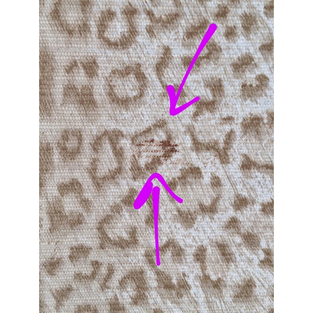 Custom Made Leopard Animal Print Upholstered Queen Headboard Chairish