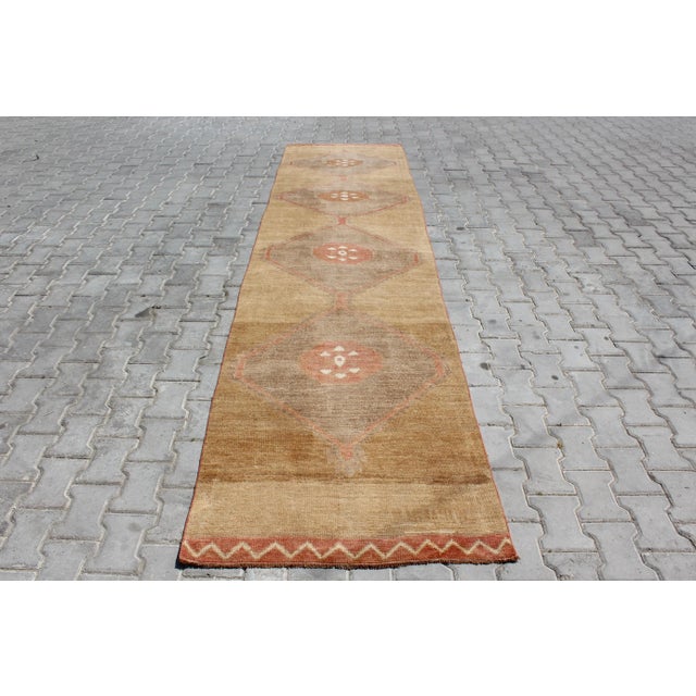 Vintage Turkish Anatolian Rug Runner - 36.5"x148" For Sale - Image 11 of 11