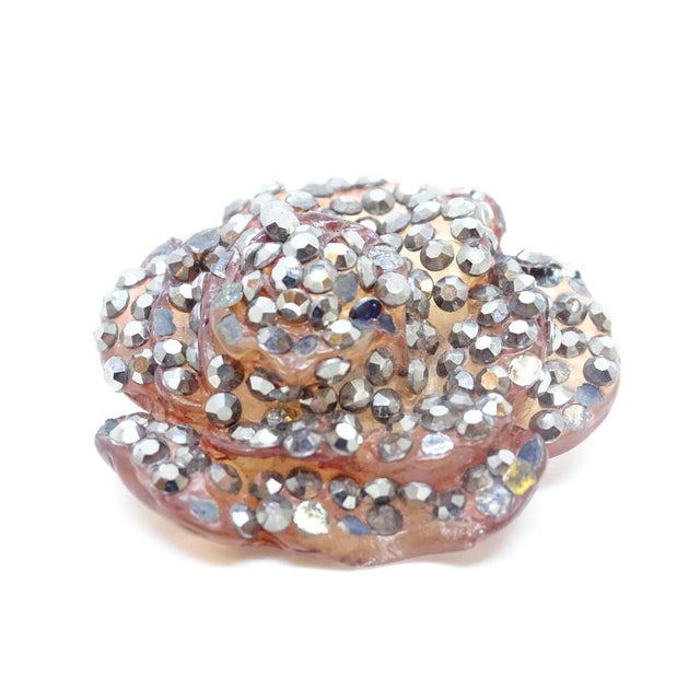 Rosa Brooch with Crystals from Giorgio Armani, Italy, 1990s For Sale - Image 12 of 18