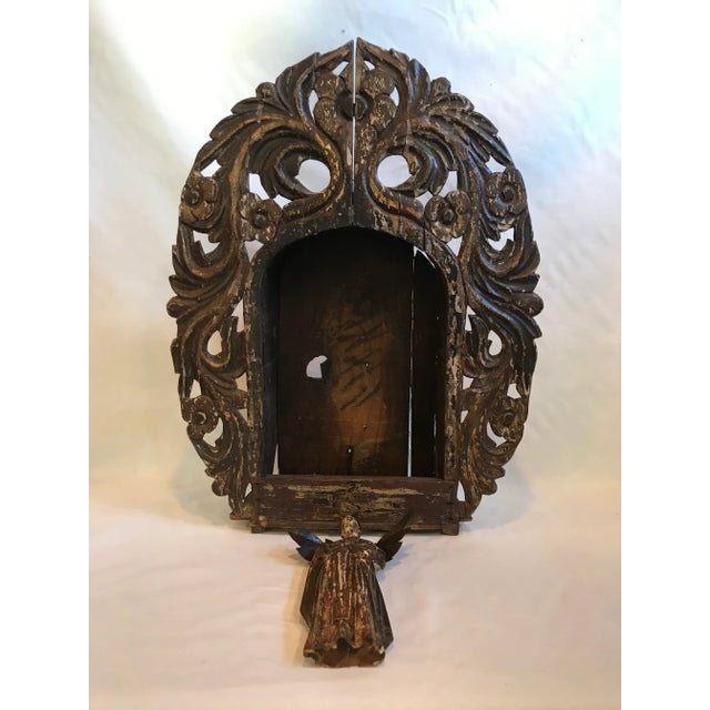 19th Century Hispano-Filipino Urna Santo of Vincent Ferrer For Sale - Image 10 of 13