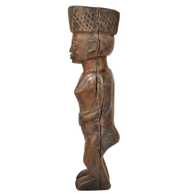 Early 20th Century Mbole Standing Female Miniature Figure For Sale - Image 4 of 5