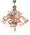 Venetian Murano Crystal Chandelier, Italy, 1950 For Sale