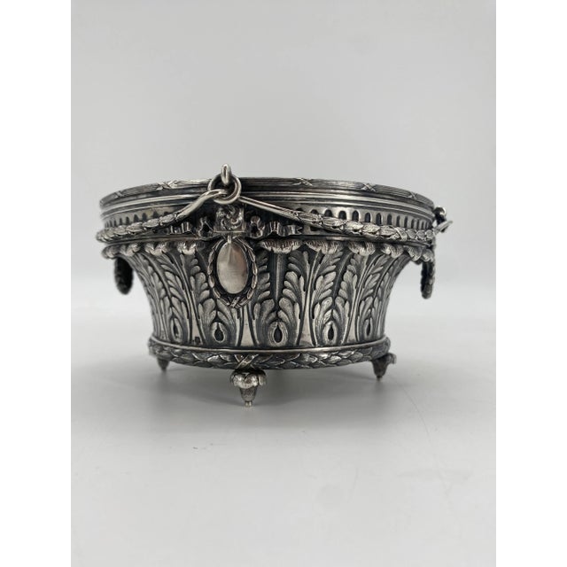 Art Nouveau Table Attachment in 800 Silver from Schwarz & Steiner, 1890s For Sale - Image 12 of 12