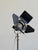 W12 D12 H55.5-84 This Vintage Berkey film Spotlight floor lamp is in good vintage condition with clean chrome base and...