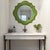 Ethan Round Scalloped Mirror Green For Sale - Image 9 of 10