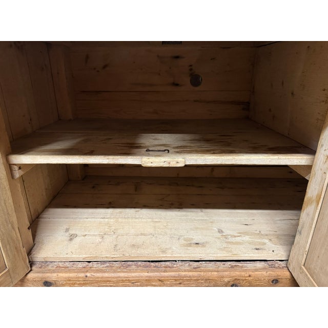 Mid 19th Century Antique Cabinet in Pine, 1860 For Sale - Image 5 of 12