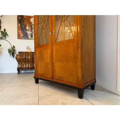 Art Nouveau Display Bookcase, 1920s For Sale - Image 10 of 15