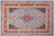 Blue Bohemian Kazak Light Blue/Red Wool Rug - 8'0''x9'10'' For Sale - Image 8 of 10