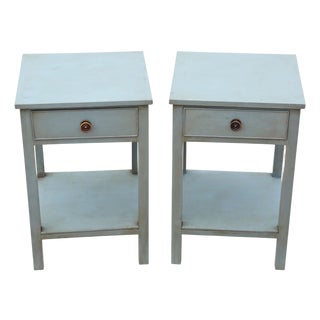 Vintage Georgian Revival Bedside Tables, 1920, Set of 2 For Sale