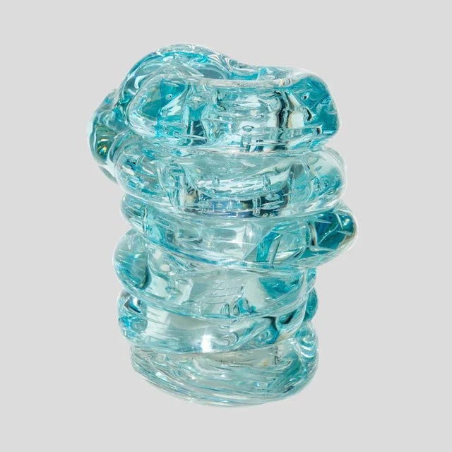 Serpente Vase by Ida Olai for Berengo Collection For Sale - Image 3 of 4