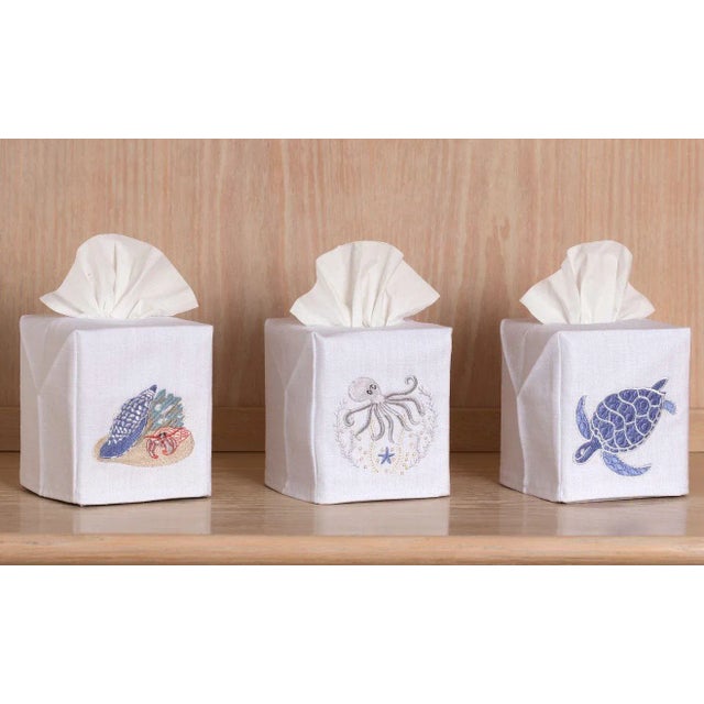 2020s Blonde Bestie Tissue Box Cover, Embroidered For Sale - Image 5 of 6