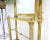 Brass Solid Brass Entryway Hall Tree Mirror Coat Rack Console Table Claw Feet For Sale - Image 8 of 12
