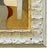 2020s Contemporary Abstract Neutral Oil Painting in Vintage Off-White Frame For Sale - Image 5 of 6