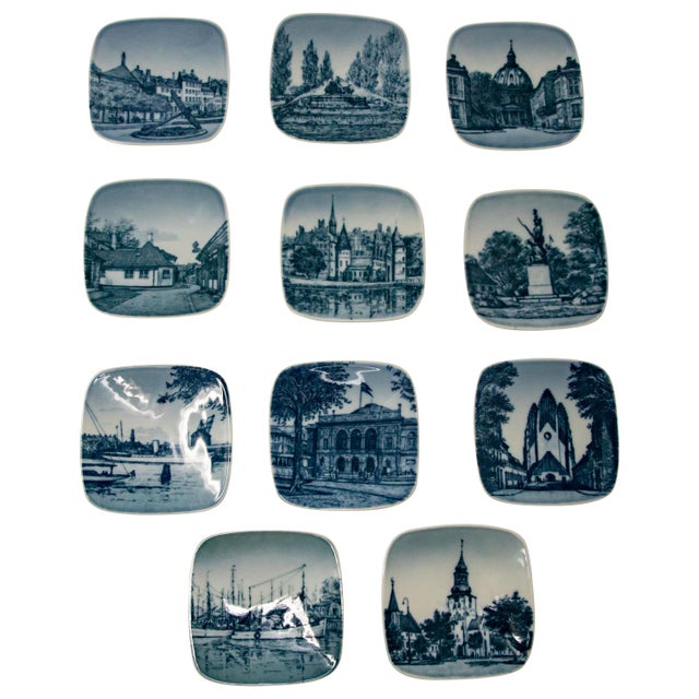 Mid 20th Century Delft Ceramic Tiles- Set of 11 For Sale - Image 13 of 13