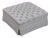Vanguard Square Tufted Upholstered Ottoman For Sale