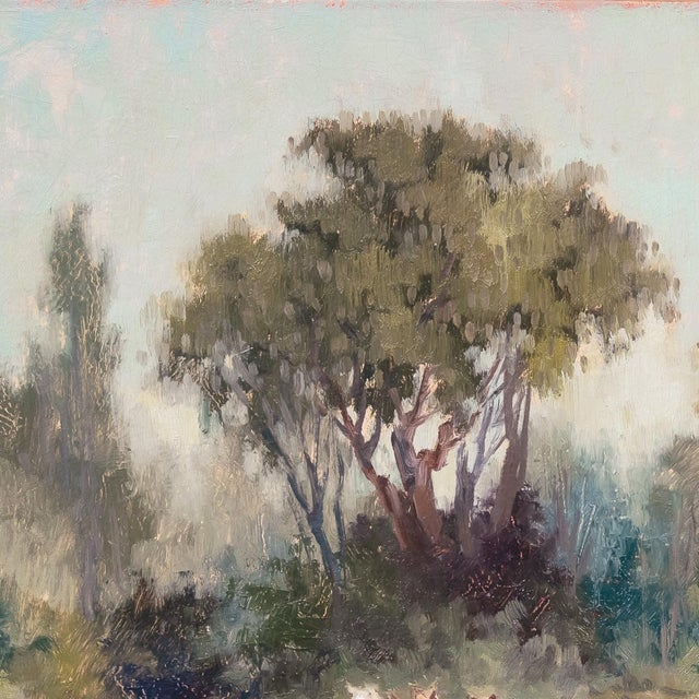 1970s 'Horses by the Eucalyptus' by Leonardo Remigante, 1973, Cuneo, Piedmont, Italian Impressionist, Equestrian For Sale - Image 5 of 10