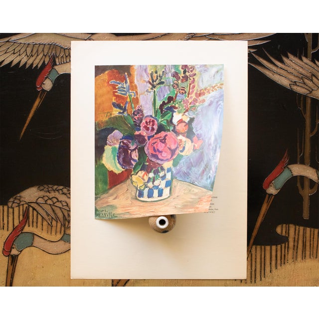 Henri Matisse 1940s After Henri Matisse "Vase of Flowers", First Edition Period Swiss Offset Lithograph For Sale - Image 4 of 7