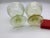 1930s 1930s Crackle Yellow Canary Vaseline Sherbet Cups- Set of 2 For Sale - Image 5 of 13